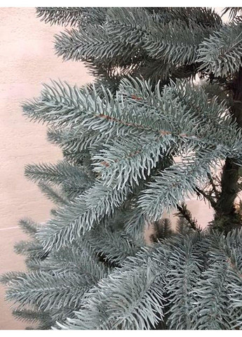 Штучна пухнаста ялинка Еліт (висота 1.20 м) лита (Блакитна) No Brand (332636813)