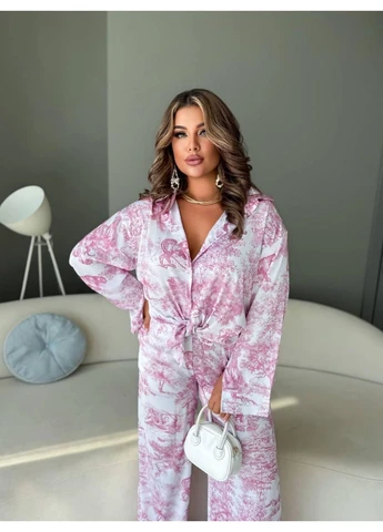 Шовковий костюм в принті Dior No Brand (392066456)