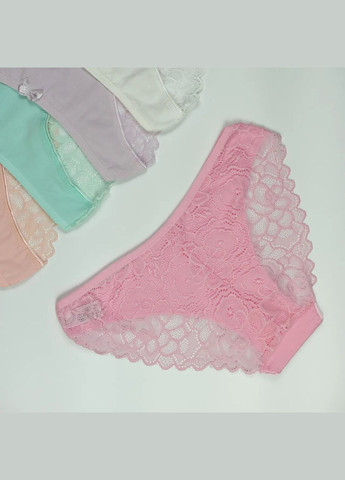 Трусы женские слипы с кружевом сзади 5 шт Nicoletta (304841295)