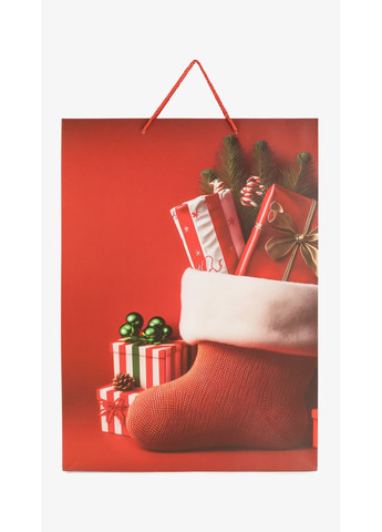 Пакет Новогодний подарочный Сапожок F-146 shop (2000999327612) No Brand (365270516)