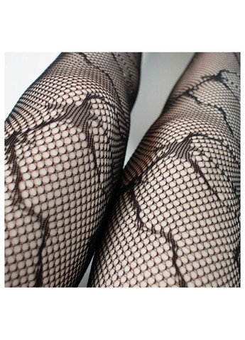 Чорні колготки сітка з зірками фентезійні еластичні колготи як зорепад асиметричний візерунок зірок міцні панчохи y2k fairycore No Brand (331155369)