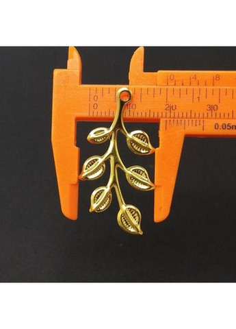 Підвіска "Гілка" 19х36 мм, колір Лимонне золото Plus-plus (352746809)