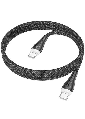 Кабель USB Type-C до USB Type-C / Провід шнур юсб тайп сі на юсб тайп сі для швидкої зарядки та передачі даних 1м Borofone (356096745)