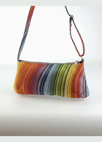 Сумка жіноча яскрава веселка з жаккарду на плече No Brand (322169842)