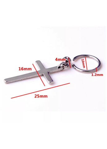 Серьги в форме креста «Black » (черный) Cross (366219628)