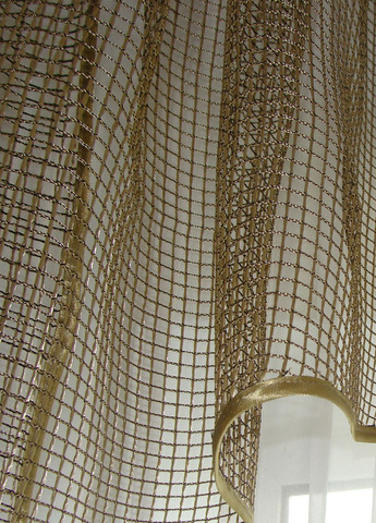 Ламбрекен Дуга карниз 200см оливковий з коричневим (70_1_2м) Firanka Exclusive (332795305)