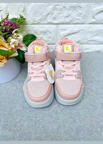 Розовые демисезонные хайтопы для девочки Том.М