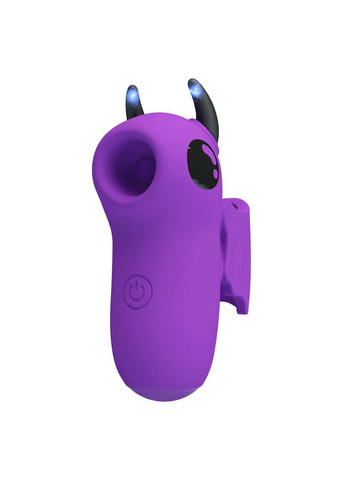 Стимулятор для клітора Pretty Love Magic Devil з смоктанням та електростимуляцією, фіолетовий, 6.9 см No Brand (360888064)