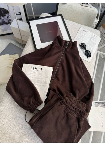 Жіночий флісовий костюм No Brand С832/833-901/1 (369932629)