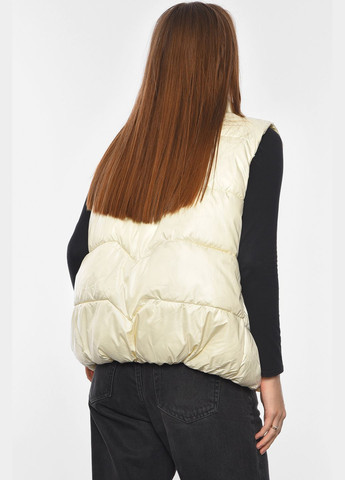 Жилетка женская молочного цвета Let's Shop (305054167)