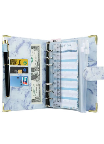 Блокнот-планер фінансовий формат А5, планер бюджету і зберігання грошей, органайзер для ведення обліку No Brand (369802911)