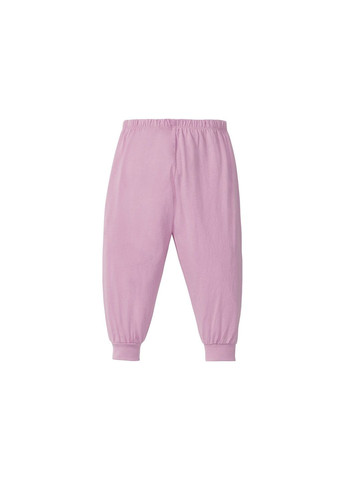 Рожева піжама (лонгслів і штани) для дівчинки 307061 рожевий Lupilu