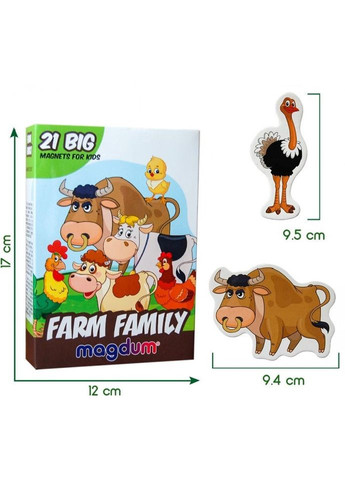 Набір магнітів Ферма сімейки ML4031-21 EN MAGDUM (334147964)