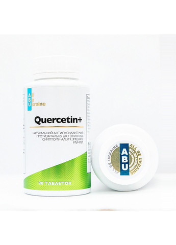 Кверцетин Quercetin+, 90 таблеток ABU (All Be Ukraine) (292785625)