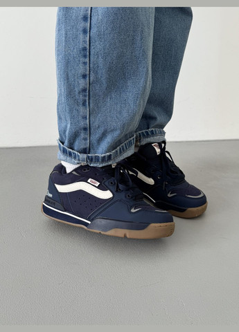 Кроссовки женские и мужские Vans Rowley XLT x Dime blue | Ванс Ровли ХТЛ синие No Brand синие демисезоны (316231468)