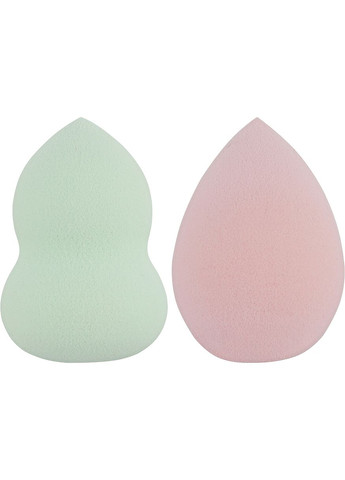 Набор спонжей для макияжа 16 в 1, "Копилка", Pf-402, розовые, салатовые 16шт (1455237-28499877) Puffic Fashion (365822793)