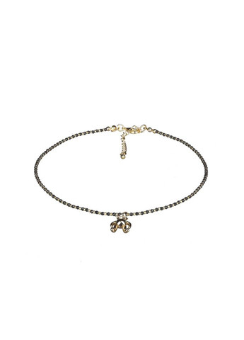 Чокер с мишкой из шпинели 4886 LeBijou (368559277)