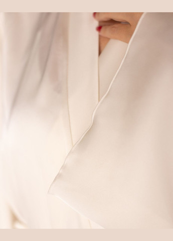 Халат женский длинный шелковый Шампань Maybel (302321141)