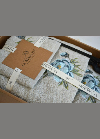 Подарочный набор полотенец La, 3 шт. с ароматом Jesi беж Maison бежевый