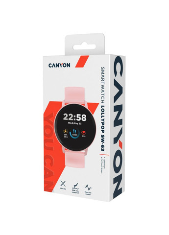 Смарт-годинник Canyon cns-sw63pp lollypop (268144809)