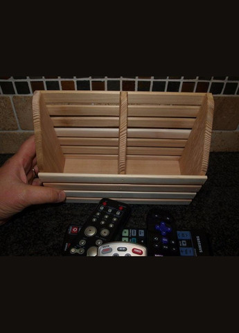 Органайзер для пультов из дерева Анталья бланже (ОПД-000501) No Brand (328414700)