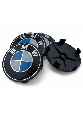 Ковпачок в диски БМВ заглушка для дисків 68/64 мм Синім логотипом (1 шт.) BMW (354698564)