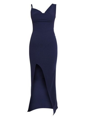 Темно-синее кэжуал платье PrettyLittleThing с цветочным принтом