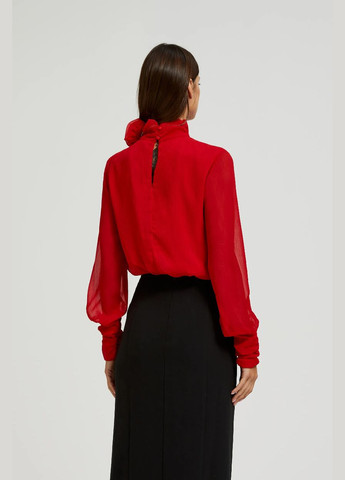 Красная блузка женская Moodo