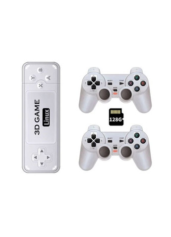 Ігрова приставка геймстик консоль Powkiddy Boyhom Y6 3D Linux Game Stick 128GB S905X2 + 11000 відеоігор Data Frog (338627404)