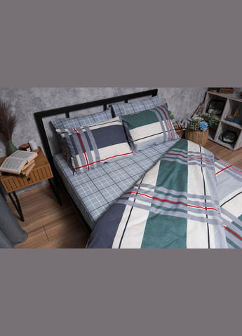 Комплект постільної білизни Бязь Gold Люкс «» двоспальні 175х210 наволочки 2х70х70 (MS-820004697) Moon&Star Cloudy (293147807)