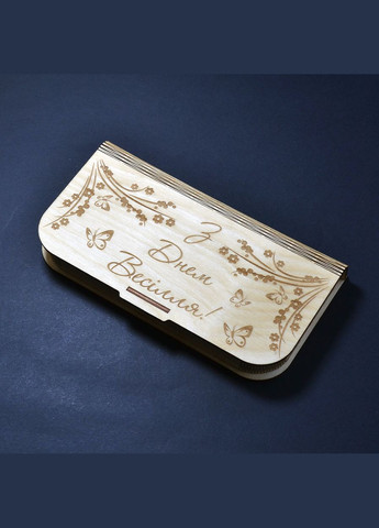 Свадебный конверт для денег (укр). Оригинальная деревянная коробка для купюр на свадьбу, помолвку. No Brand (301482717)