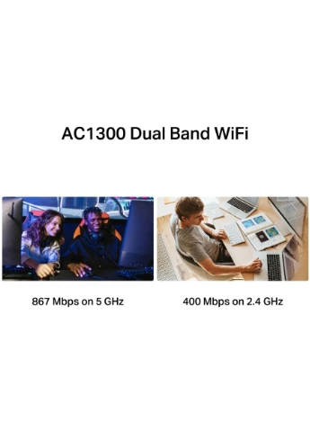 Мережеве обладнання AC1300, USB (MA30H) Mercusys (402277973)