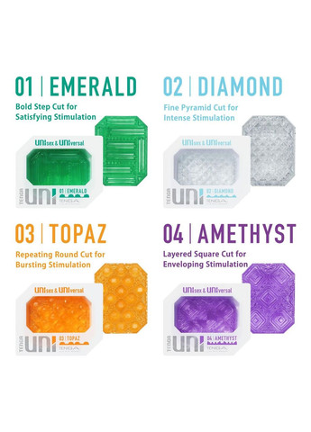 Набір мастурбаторів Egg UNI Variety Pack (4 шт.) Tenga (303879239)