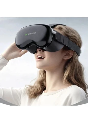 VR-окуляри LUX PRO G18EB з Bluetooth-пультом | Віртуальна реальність для смартфонів 4.7–6.7", White Shinecon (386446719)