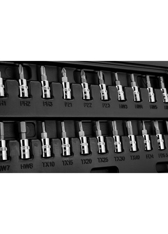 Набор инструментов, Набор торцевых головок, 46шт, 1/4", CrV, кейс (10-004) Neo Tools (360415903)