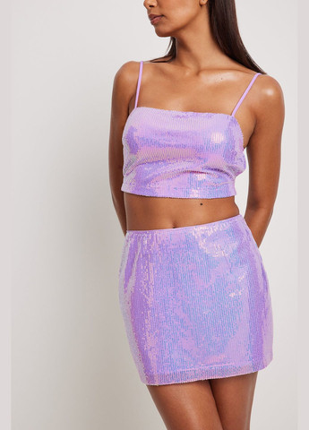 Фиолетовая юбка NA-KD