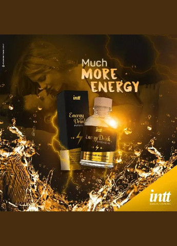 Массажний гель с согревающим эффектом Energy Drink 30 мл Intt (297131686)