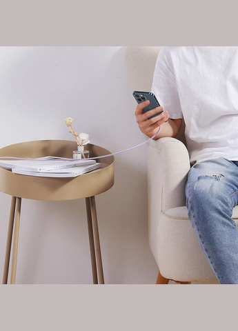 Кабель із підтримкою швидкого заряджання Type-C to Lightning iPhone ⁇ 1m 20W ⁇ Блакитний (CALD000003) Baseus (337352171)