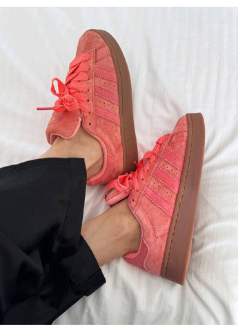 КРОСІВКИ ЖІНОЧІ ADIDAS CAMPUS PEACH GUM АДІДАС КАМПУС No Brand чорні демісезони (367171050)