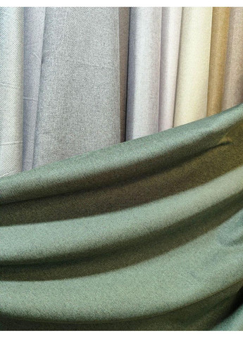 Штора Льон Блекаут Темно-зелений 1 шт 250х260 No Brand (353834656)