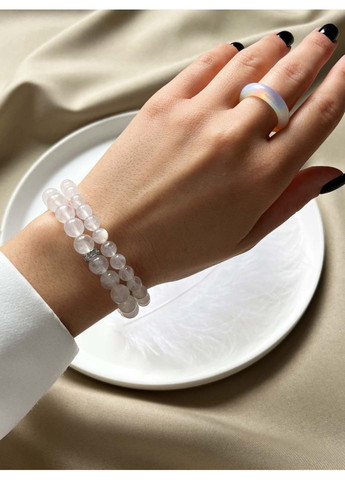 Голубой набор браслетов из натуральных камней 4629 LeBijou (367580246)