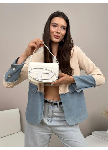 Женская сумка Diesel D003 белая No Brand (367041117)