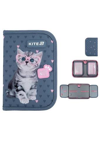Пенал без наполнения Studio Pets 622-1 SP, 1 отделение, 2 отворота (SP25-622-1) Kite (328262041)