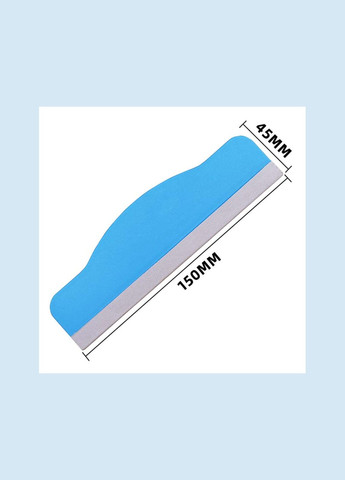 Шпатель для поклейки захисного скла, гідрогелевої плівки, широкий 150*45мм Blue No Brand (322566944)