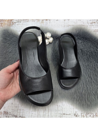 Черные босоножки женские SALI с ремешком