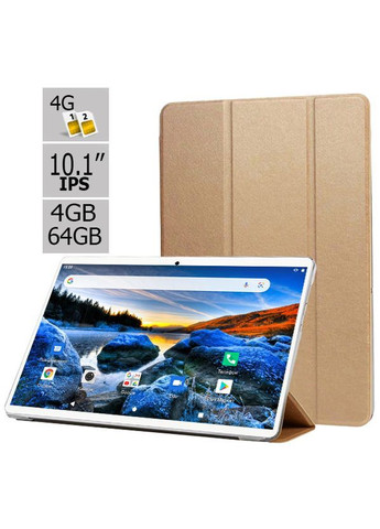 Планшет і чохол-книжка S 464 LTE 4GB/64GB IPS 10.1" Gold (1364) Hoozo (372806126)