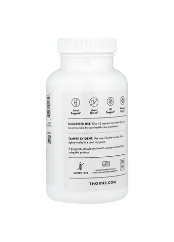 Фитосомы Куркумина, 1000 мг, Curcumin Phytosome,, 120 капсул Thorne Research (326054161)