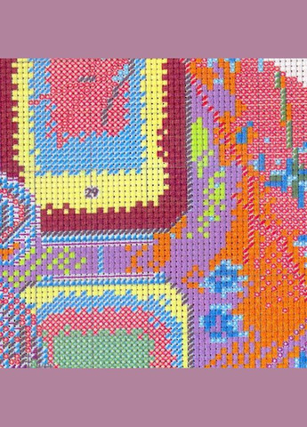 Набір для вишивання хрестиком за нанесеною на канву схемою "Tang Costume Beauty1". AIDA 14CT printed, 50*50 см Joy Sunday (313614186)