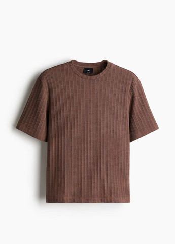 Светло-коричневая футболка H&M