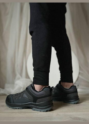 Темно-сірі Осінні кросівки чоловічі No Brand